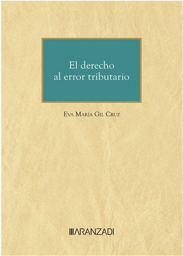 [9788411632683] EL DERECHO AL ERROR TRIBUTARIO