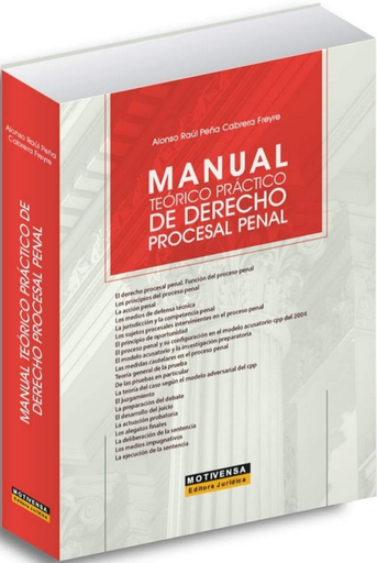 [9786124144455] MANUAL TEÓRICO PRÁCTICO DE DERECHO PROCESAL PENAL