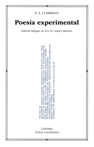 [9788437645698] POESÍA EXPERIMENTAL