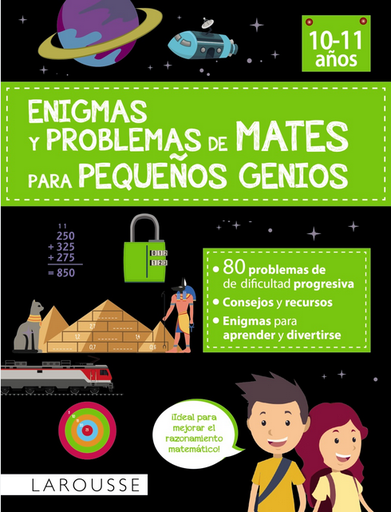 [9788419436771] ENIGMAS Y PROBLEMAS DE MATES PARA PEQUEÑOS GENIOS (10-11 años)