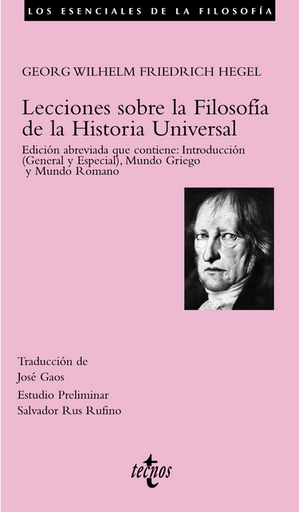 [9788430942503] LECCIONES SOBRE LA FILOSOFÍA DE LA HISTORIA UNIVERSAL