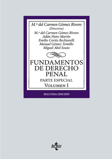 [9788430988273] FUNDAMENTOS DE DERECHO PENAL - Parte Especial vol. 1