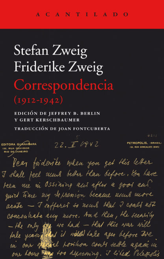 [9788416748181] CORRESPONDENCIA (1912 - 1942)