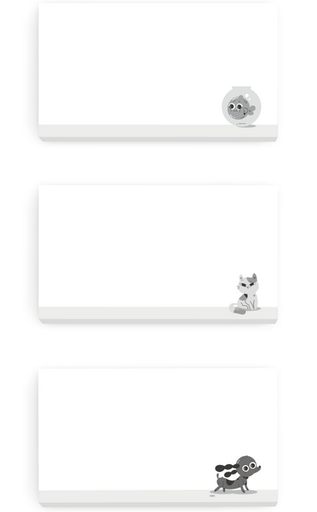 [0101300015] SET DE NOTAS INGENIAL PETS x 3