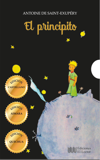 [9786124906756] EL PRINCIPITO en español, aimara y quechua (estuche 3 vols.)