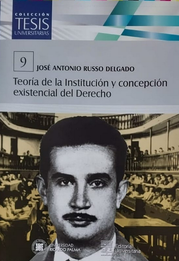 [9786123310912] TEORÍA DE LA INSTITUCIÓN Y CONCEPCIÓN EXISTENCIAL DEL DERECHO