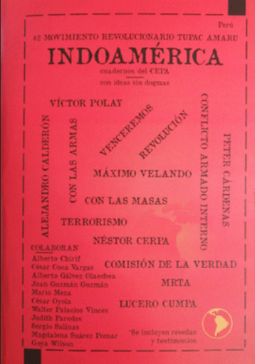 [9786124931161] INDOAMÉRICA 02: Movimiento Revolucionario Túpac Amaru