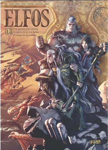 [9788419610959] ELFOS 17: Una guerra, tres coronas / El camino de los Zul Kassai / El refugio de las sombras