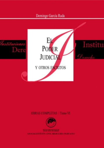 [9786124528880] EL PODER JUDICIAL Y OTROS ESCRITOS