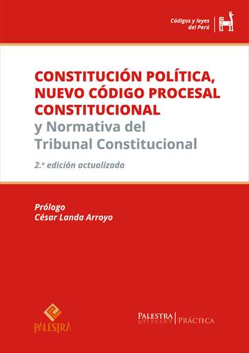[9786123254889] CONSTITUCIÓN POLÍTICA, NUEVO CÓDIGO PROCESAL CONSTITUCIONAL