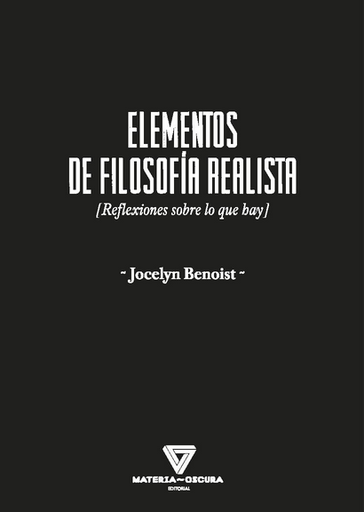 [9788412377583] ELEMENTOS DE FILOSOFÍA REALISTA