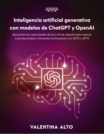 [9788441548961] INTELIGENCIA ARTIFICIAL GENERATIVA CON MODELOS DE CHATGPT Y OPENAI