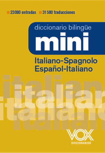 [9788499744049] DICCIONARIO MINI ITALIANO-SPAGNOLO / ESPAÑOL-ITALIANO