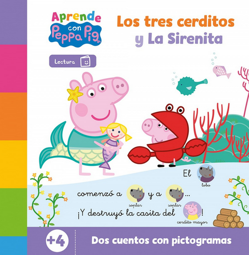 [9788448868499] Aprende con Peppa Pig: LOS TRES CERDITOS Y LA SIRENITA