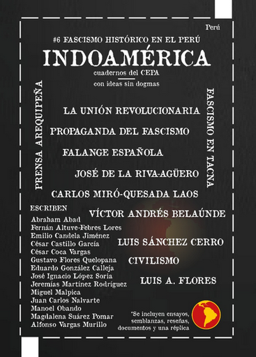 [9786125183064] INDOAMÉRICA 06: Fascismo histórico en el Perú