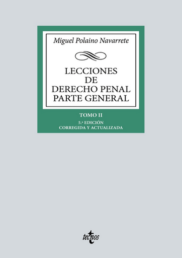 [9788430991822] LECCIONES DE DERECHO PENAL, Parte General II