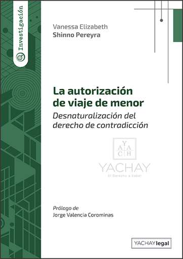 [9786124983832] LA AUTORIZACIÓN DE VIAJE DE MENOR