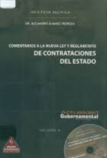 [9789972234378] COMENTARIOS A LA NUEVA LEY Y REGLAMENTO DE CONTRATACIONES DEL ESTADO (2 vols.)
