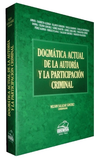 [9786034503908] DOGMÁTICA ACTUAL DE LA AUTORÍA Y LA PARTICIPACIÓN CRIMINAL