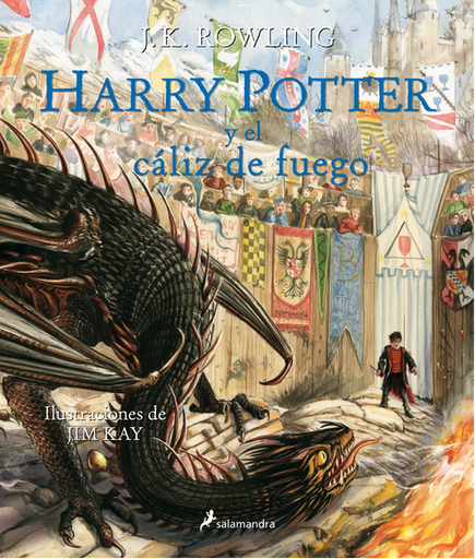 [9788498389944] HARRY POTTER (04 de 7) Y EL CÁLIZ DE FUEGO (edición ilustrada, tapa dura)
