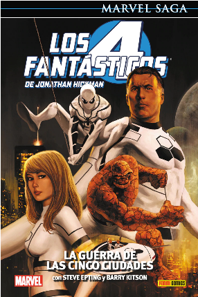 [9788491675778] LOS 4 FANTÁSTICOS de Jonathan Hickman 04: LA GUERRA DE LAS CINCO CIUDADES