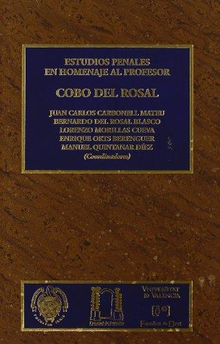 [9788497727778] ESTUDIOS PENALES EN HOMENAJE AL PROFESOR COBO DEL ROSAL