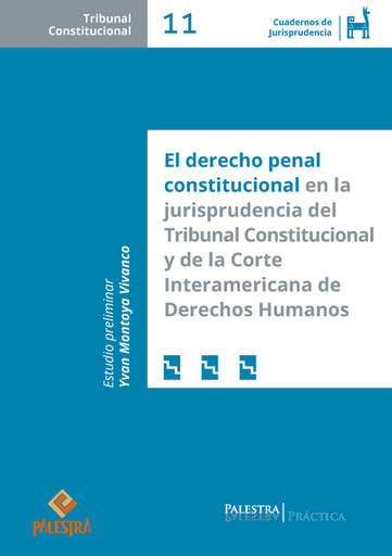 [9786123255800] EL DERECHO PENAL CONSTITUCIONAL EN LA JURISPRUDENCIA DEL TRIBUNAL CONSTITUCIONAL Y DE LA CORTE INTERAMERICANA DE DERECHOS HUMANOS