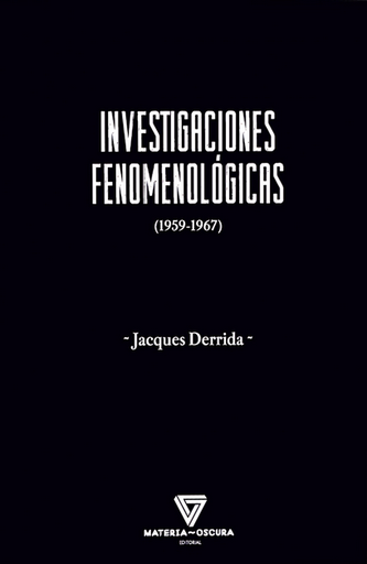 [9788412703467] INVESTIGACIONES FENOMENOLÓGICAS