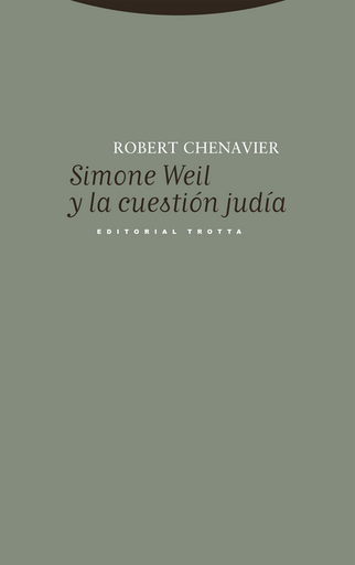 [9788413642536] SIMONE WEIL Y LA CUESTIÓN JUDÍA