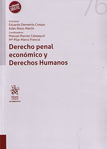 [9788491699156] DERECHO PENAL ECONÓMICO Y DERECHOS HUMANOS