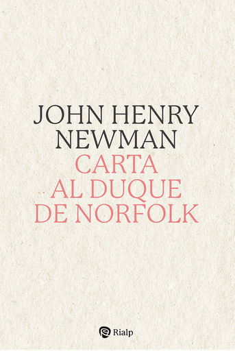 [9788432161643] CARTA AL DUQUE DE NORFOLK