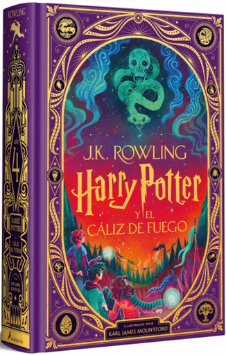 [9788419868497] HARRY POTTER (04 DE 7) Y EL CÁLIZ DE FUEGO (edición ilustrada, tapa dura, interactiva)