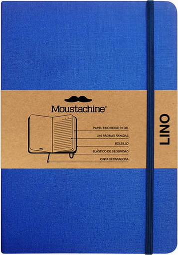 [9798888271360] Libreta MOUSTACHINE CLASSIC LINO AZULINO - Medium