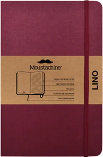 [9798888272466] Libreta MOUSTACHINE CLASSIC LINO VINO - Pocket (9x14 cm)