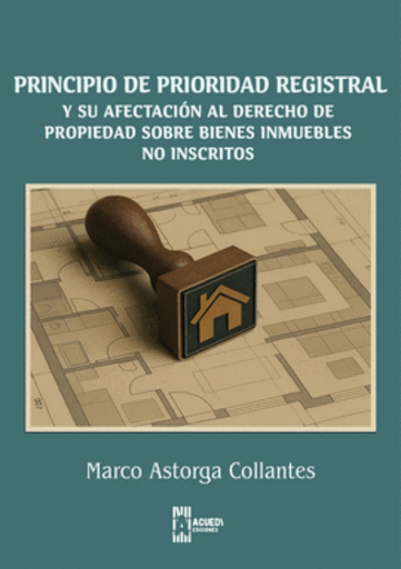 [9786125041555] PRINCIPIO DE PRIORIDAD REGISTRAL Y SU AFECTACIÓN AL DERECHO DE PROPIEDAD SOBRE BIENES INMUEBLES NO INSCRITOS