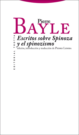 [9788498791273] ESCRITOS SOBRE SPINOZA Y EL SPINOZISMO