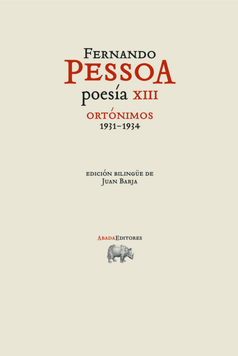 [9791387521219] POESÍA XIII: Ortónimos: 1931-1834