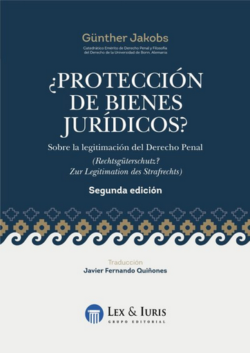 [9786124334610] ¿PROTECCIÓN DE BIENES JURÍDICOS?