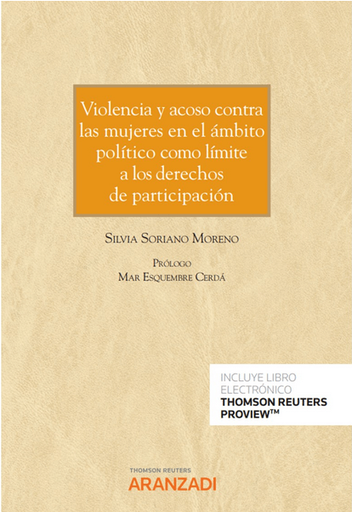 [9788411245814] VIOLENCIA Y ACOSO CONTRA LAS MUJERES EN EL ÁMBITO POLÍTICO