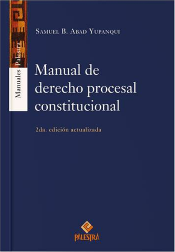 [9786123256043] MANUAL DE DERECHO PROCESAL CONSTITUCIONAL