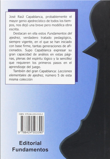 [9788424503390] FUNDAMENTOS DEL AJEDREZ