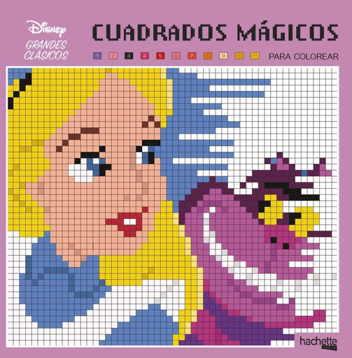 [9788417586126] CUADRADOS MÁGICOS PARA COLOREAR: GRANDES CLÁSICOS DISNEY