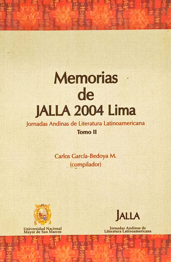 [9799972463036] MEMORIAS DE JALLA 2004 LIMA (Tomo II)