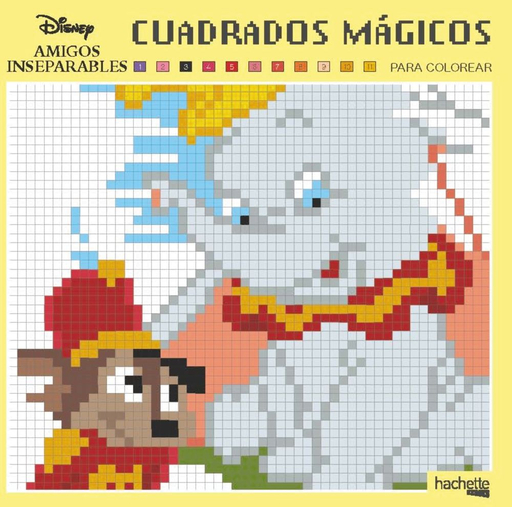 [9788417586133] CUADRADOS MÁGICOS PARA COLOREAR: AMIGOS INSEPARABLES DISNEY