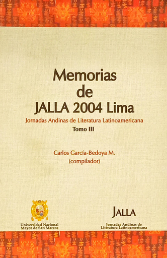 [9789972463044] MEMORIAS DE JALLA 2004 LIMA (Tomo III)
