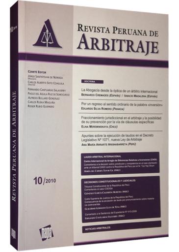[003004] REVISTA PERUANA DE ARBITRAJE, 10
