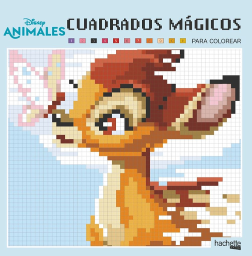 [9788417586164] CUADRADOS MÁGICOS PARA COLOREAR: ANIMALES DISNEY