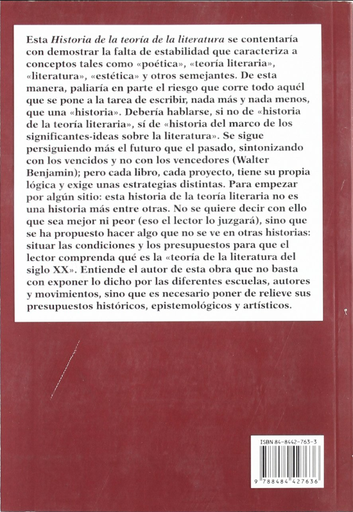 [9788484427636] HISTORIA DE LA TEORÍA DE LA LITERATURA II