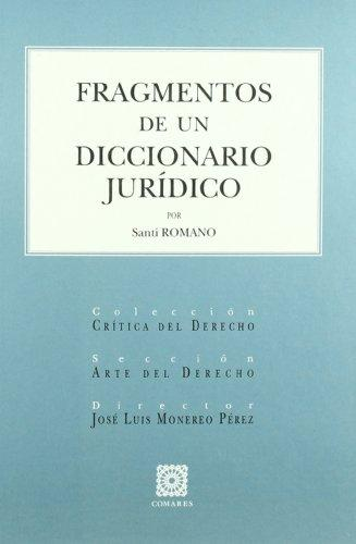 [9788484445029] FRAGMENTOS DE UN DICCIONARIO JURÍDICO