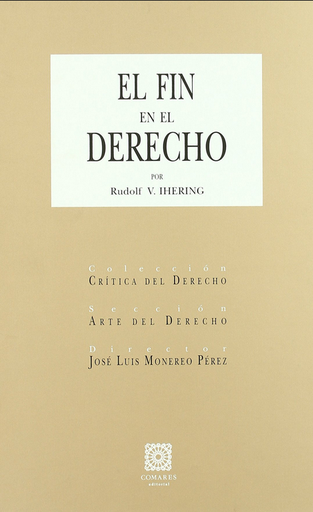 [9788498368185] EL FIN EN EL DERECHO